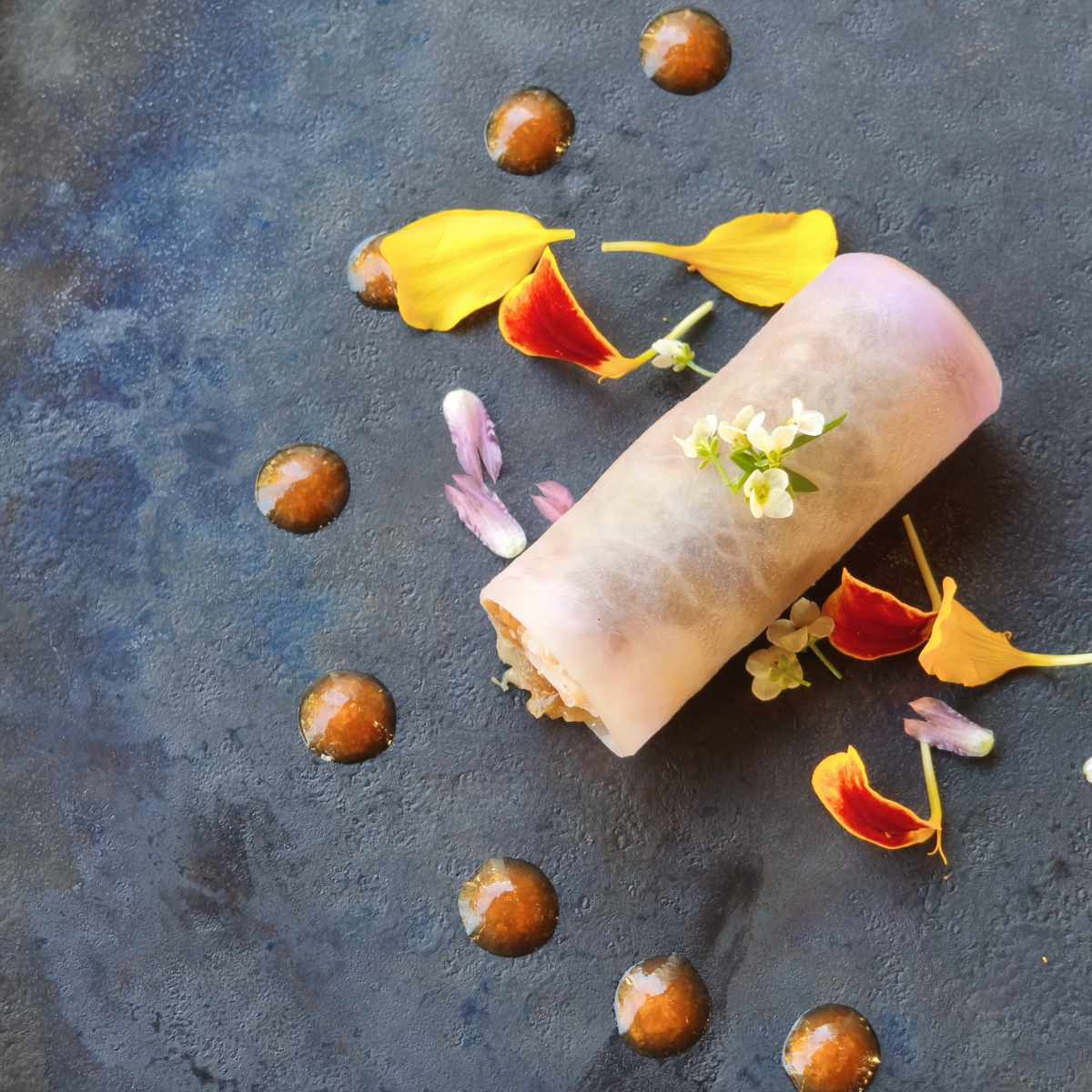 香住蟹・大根・レンズ豆